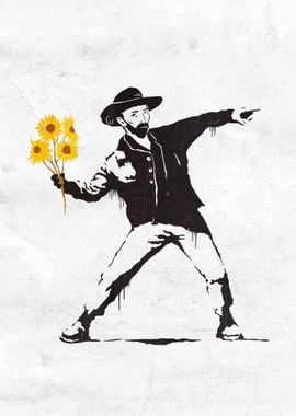 Banksy Molotov Van Gogh