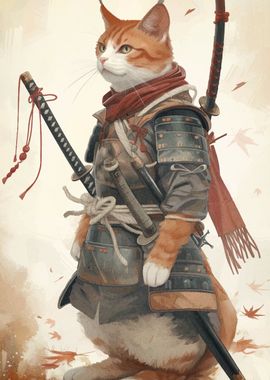 Samurai Cat 