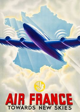 Air France Travel Poster