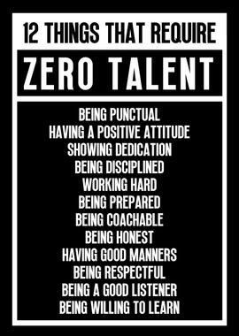 Require Zero Talent