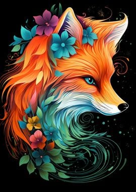 Fox Pop Art Animal