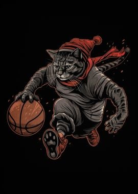 Cat Basketball Sports