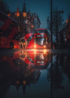 London night reflections