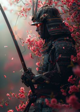 Japanese Samurai Sakura