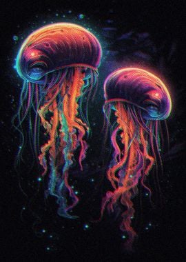 Abstract Jellyfish