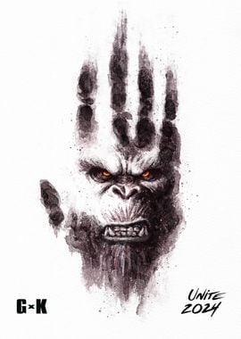 Kong Hand print