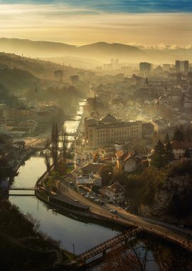 Sarajevo sunset