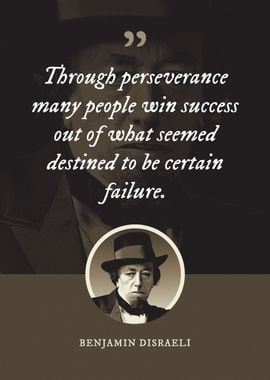 Through perseverance many 