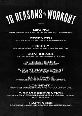 10 Reasons To Workout