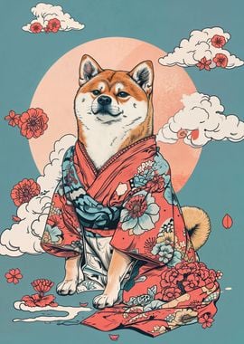 Shiba Inu vs Kimono