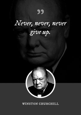 Never give up