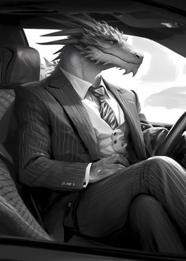 Dragon Boss In Car