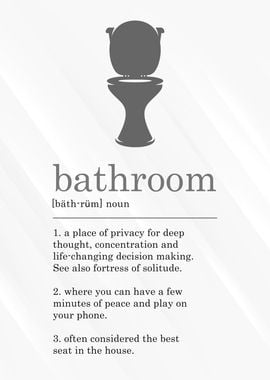 Funny Bathroom Definition