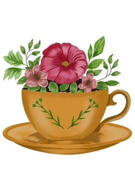 Flower Tea Cup 2