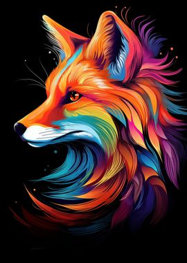 Fox Pop Art Animal