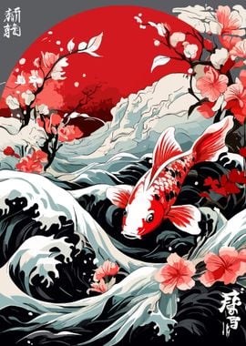 Japanese Koi Fish