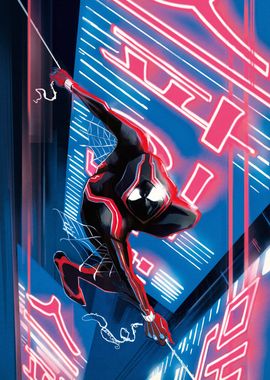 Miles Morales Neon Signs