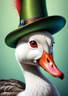 Goose with Hat