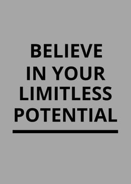 Believe in your limitless 