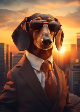 Dachshund as Gentleman Dog