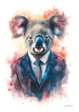 Koala Painting Portrait