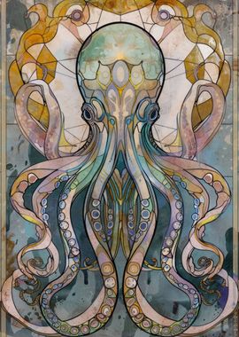 Octopus Gold Decor