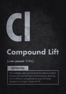 Compound Lifts Gym Humor