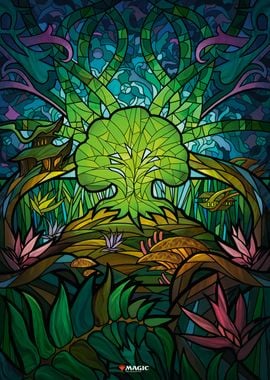 Stained-Glass Forest