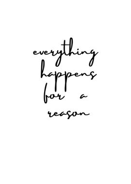 everything happens 