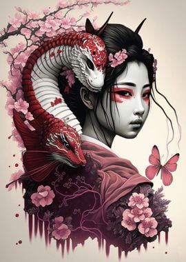 Geisha dragon