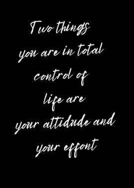 Attitude And Your effort