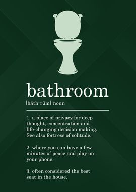 Funny Bathroom Definition