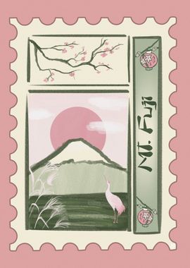 Mount Fuji Stamp