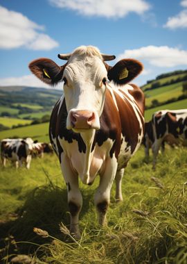 Cow Vache Holstein Cattle