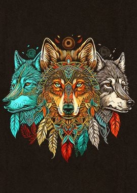 Three Headed Wolf