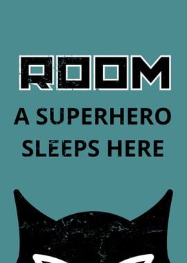 room a superhero sleeps