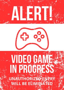 alert video game progress