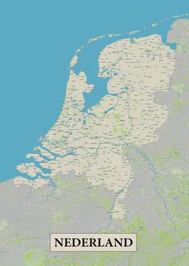 Netherlands map