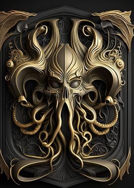 Golden Cthulhu Monarch