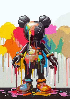 Artistic Paint Kaws