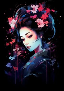 Elegance of geisha