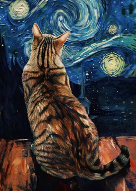 cat vangogh 