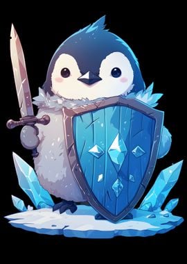 Baby Penguin Ice Knight