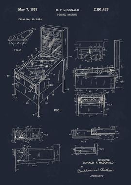 1954 Pinball machine