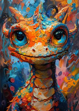 Baby Dragon Portrait