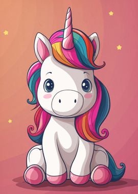 baby unicorn cute animal