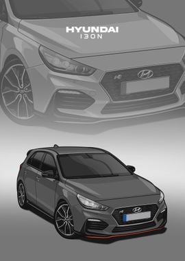 hyundai i30n grey