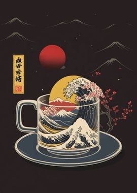 The Great Wave of Coffee