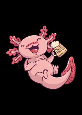 Lustiges Axolotl