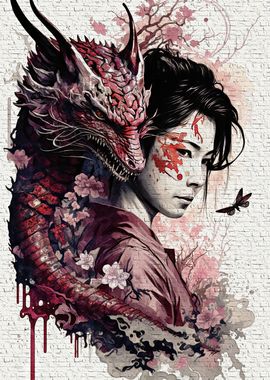 Geisha dragon